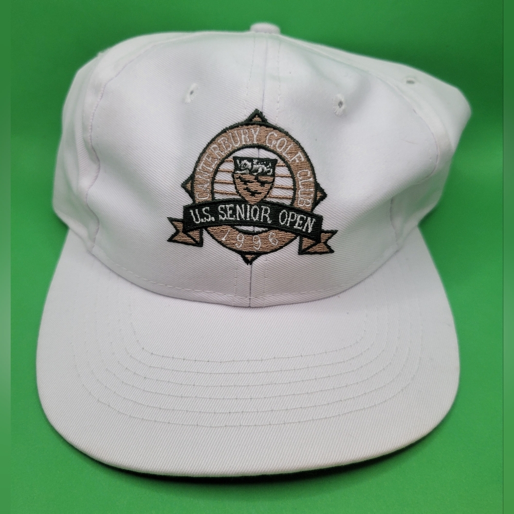 White U.S. Senior Open Golf Cap 1996 NWT Vintage